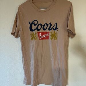Coors Banquet Tan Women's Short Sleeve Tee